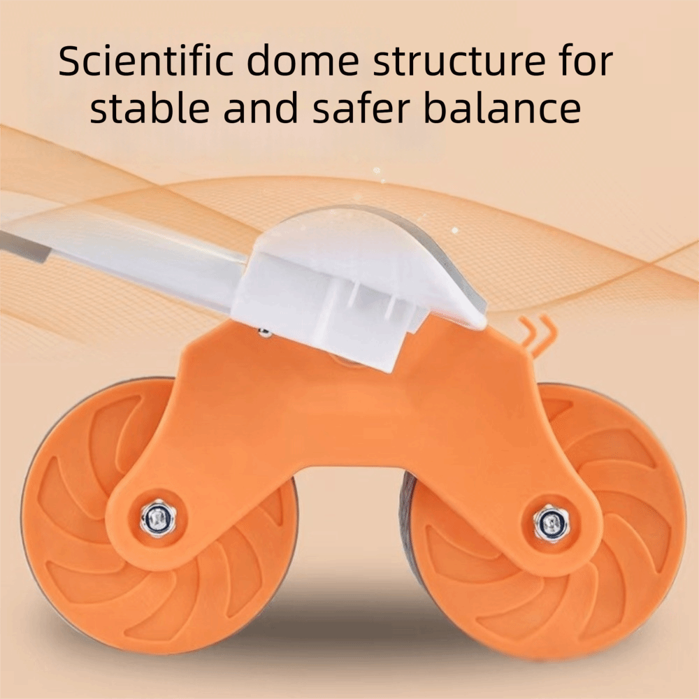 Ab Roller Wheel With Elbow Support - Roue abdominale automatique en acier ABS