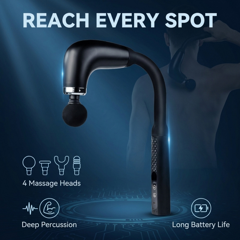 Electric Massage Gun Deep Tissue - Pistolet de massage musculaire électrique avec