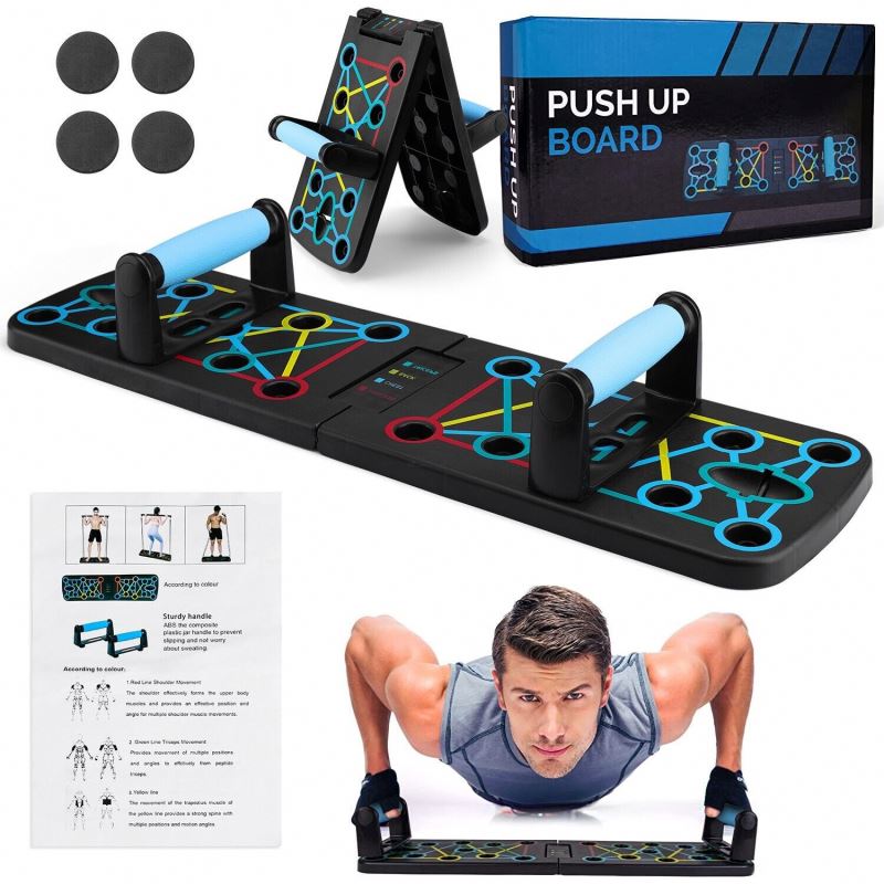Push Up Board Foldable Multi Function - Équipement d'exercice pliable multifonctionnel, support de