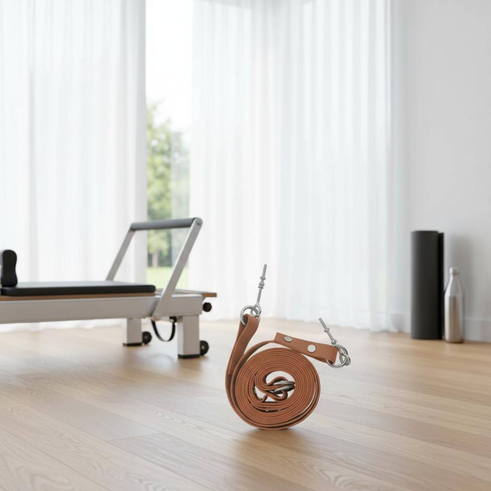 Fitness Equipment - Sangle double boucle Reformer confortable pour