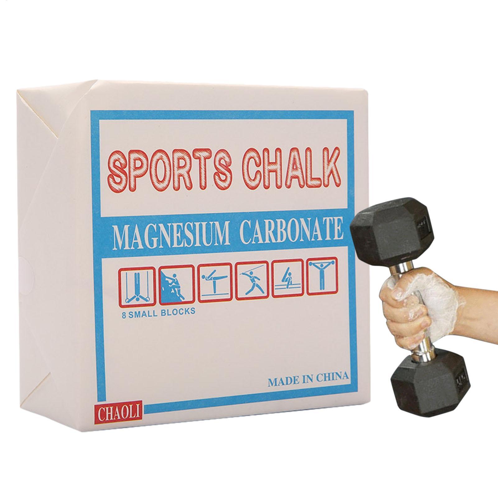 Gym Chalk Block Grip - Bloc de craie d'escalade 65g, antidérapant,