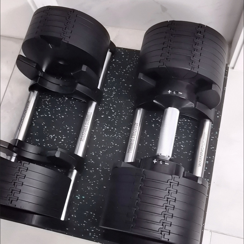 Adjustable Dumbbell Pair 40Kg - Haltère réglable 24kg 32kg 36kg, intégration