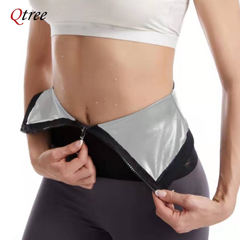 Sweat Waist Trainer Belt Neoprene - Qtree-Ceinture amincissante pour femme, ceinture amincissante,