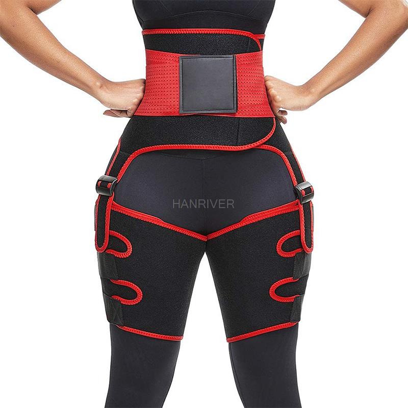 Sweat Waist Trainer Belt Neoprene - Tondeuse à double compression pour cuisses