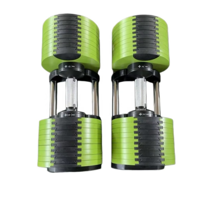 Adjustable Dumbbell Pair 40Kg - Haltères réglables électro-plaqués robustes pour usage
