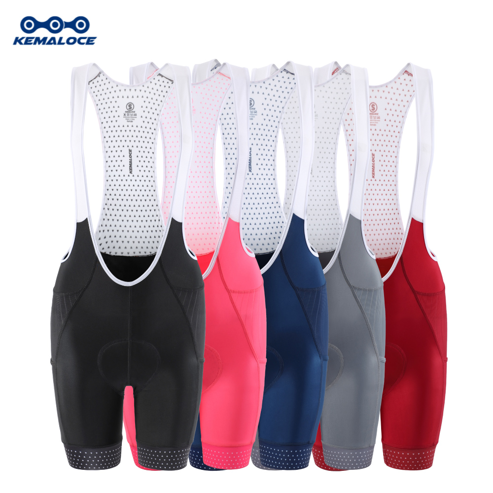 Padded Cycling Shorts 5D Gel - KEMALOCE-Cuissard à bretelles de cyclisme pour
