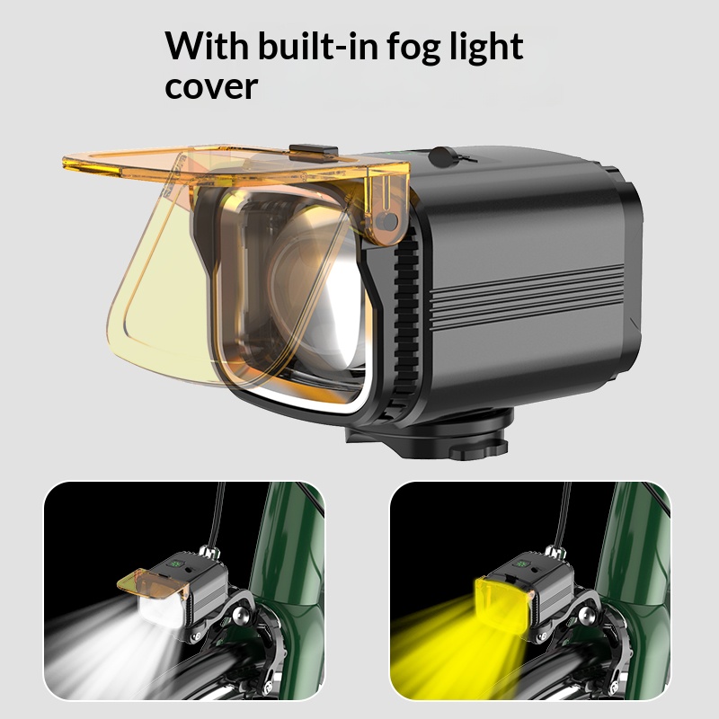 Rechargeable Bicycle Headlight 1000 Lumen - OFFBONDAGE Phare avant pliable pour vélo