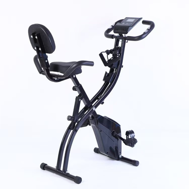 Exercise Bike Magnetic Resistance - Vélo d'exercice stationnaire pliable, vélo magnétique