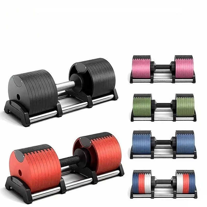 Haltères colorés bon marché, 2 - Adjustable Dumbbell Pair 40Kg avis et prix