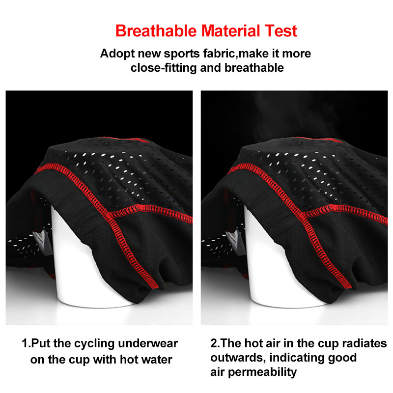 X-tiger Shorts de cyclisme mis - Padded Cycling Shorts 5D Gel avis et prix