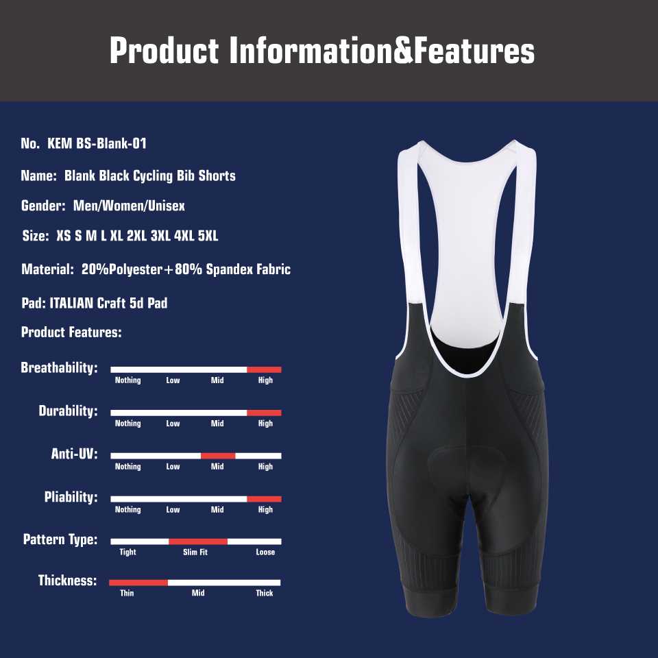 KEMALOCE – maillot de cyclisme - Padded Cycling Shorts 5D Gel avis et prix