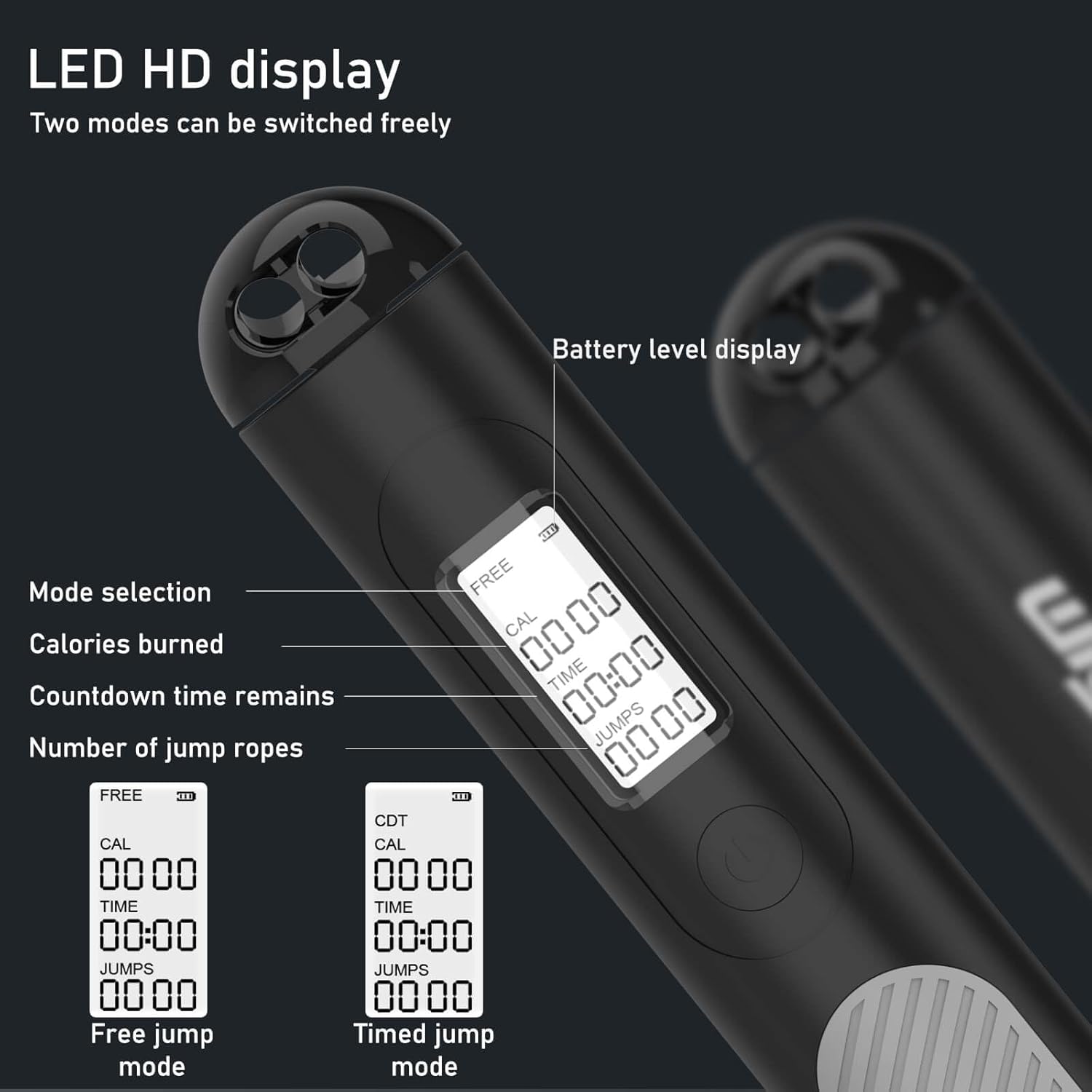 Corde à sauter intelligente 2- - Smart Jump Rope Digital Counter avis et prix