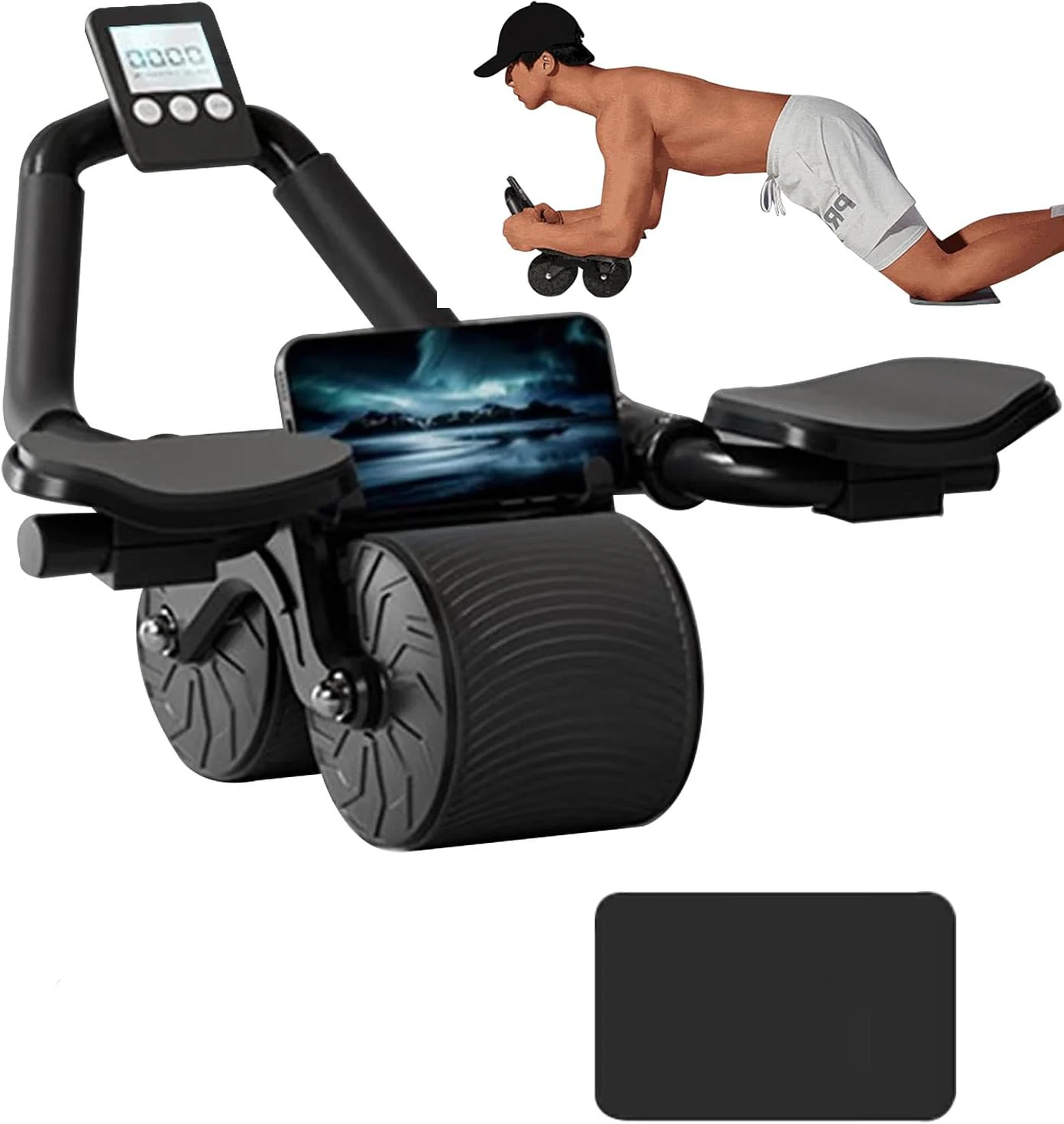 Roue abdominale avec support d - Ab Roller Wheel With Elbow Support avis et prix