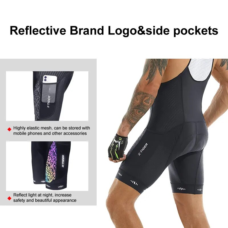 Vélo Bib Shorts 5D Gel Pad Mou - Padded Cycling Shorts 5D Gel avis et prix