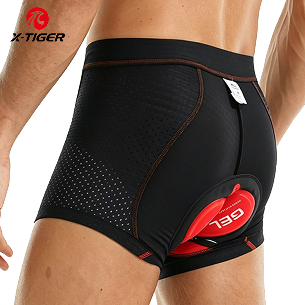 X-tiger sous-vêtements de cycl - Padded Cycling Shorts 5D Gel avis et prix