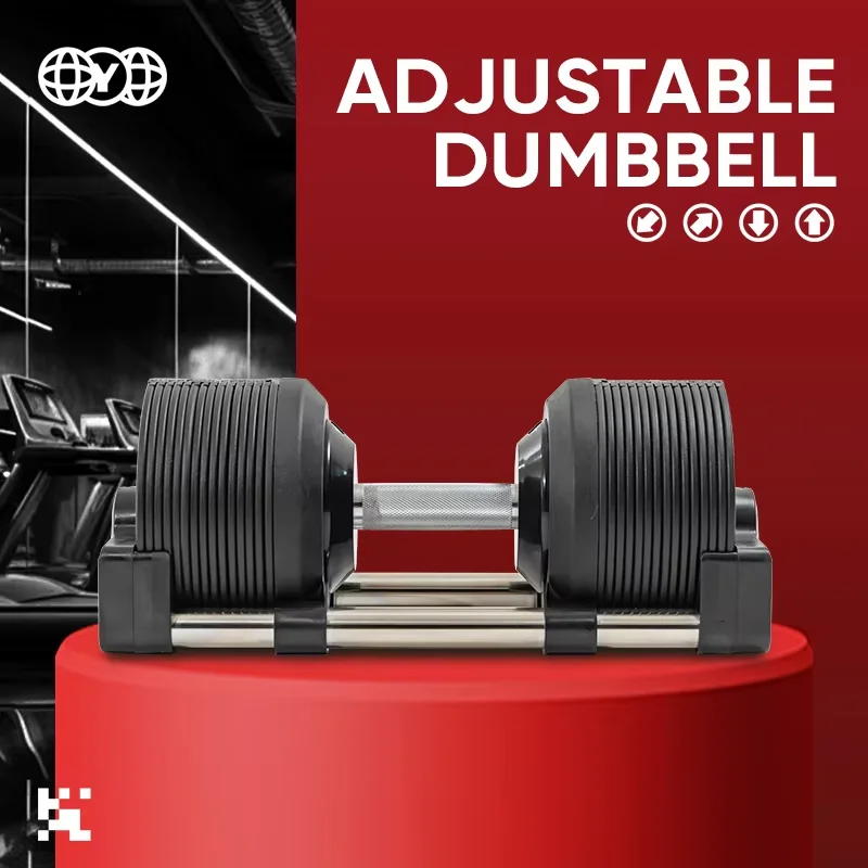 Barre de musculation réglable  - Adjustable Dumbbell Pair 40Kg avis et prix