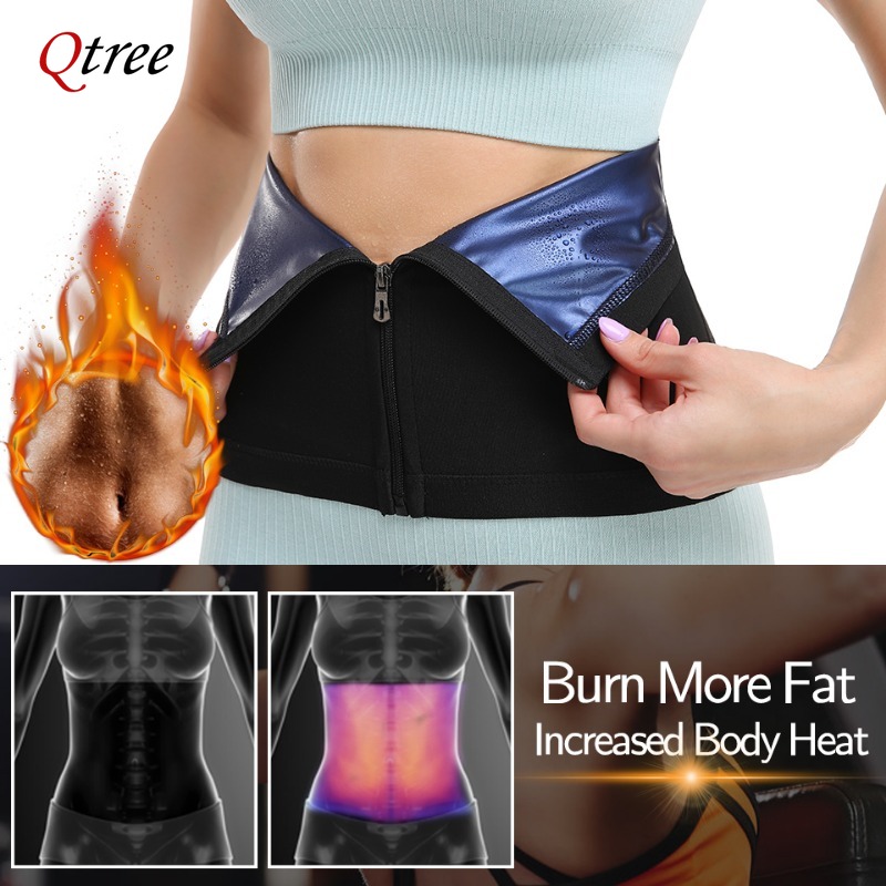 Qtree-Ceinture amincissante po - Sweat Waist Trainer Belt Neoprene avis et prix