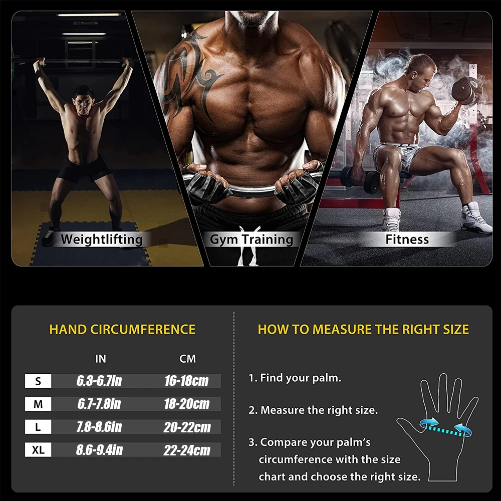Gants de fitness demi-doigt av - Wrist Wraps Weightlifting Support avis et prix
