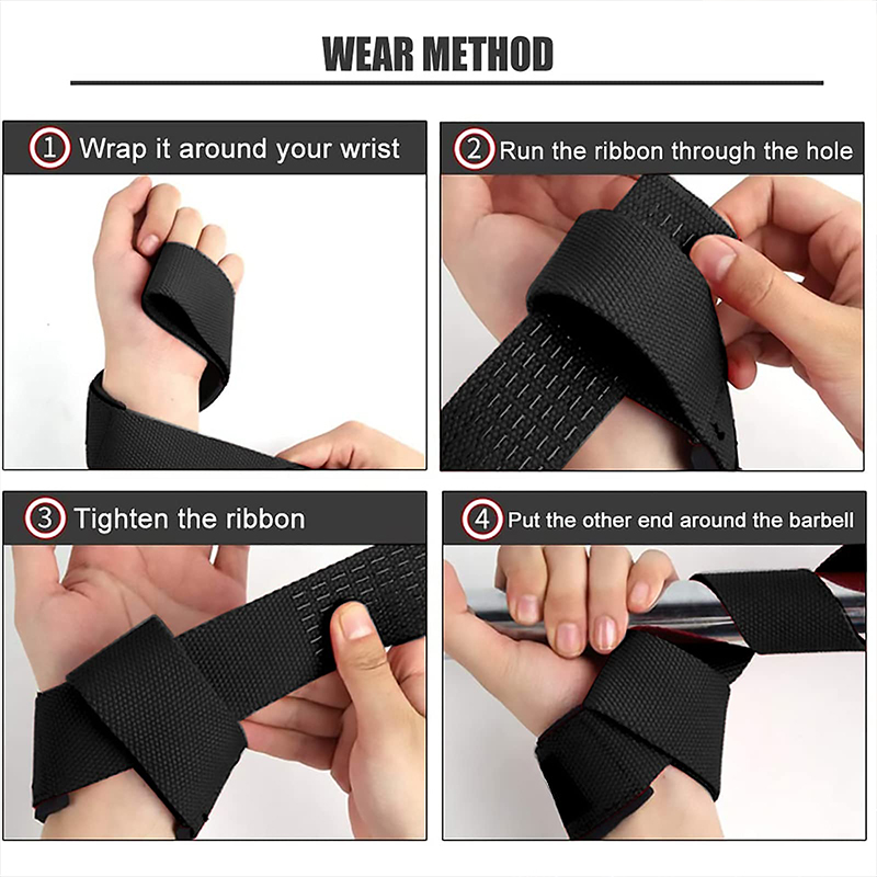 2 pièces : Sangles de levage p - Wrist Wraps Weightlifting Support avis et prix