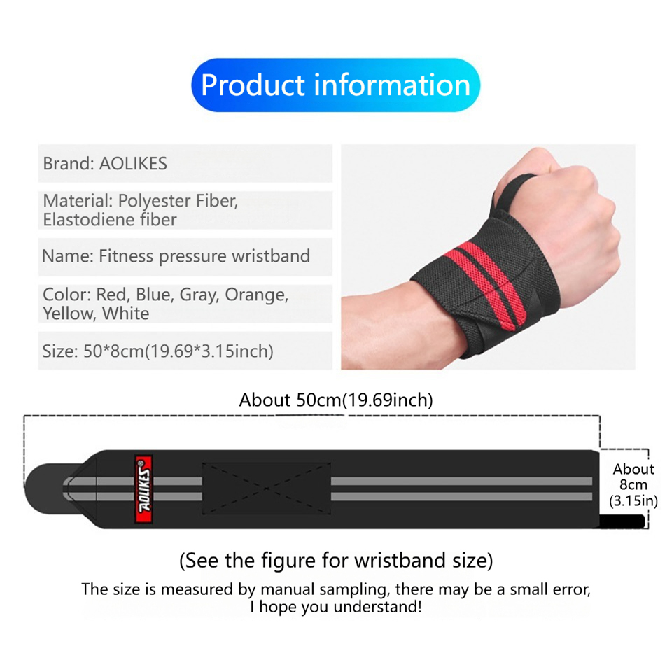AOLIKES Bandes de maintien de  - Wrist Wraps Weightlifting Support avis et prix